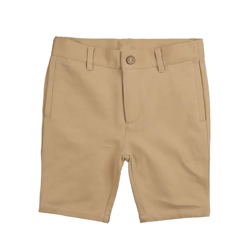 Belati Beige Linen Bermudas Belati (BBM523) Elegant Men's Cashmere