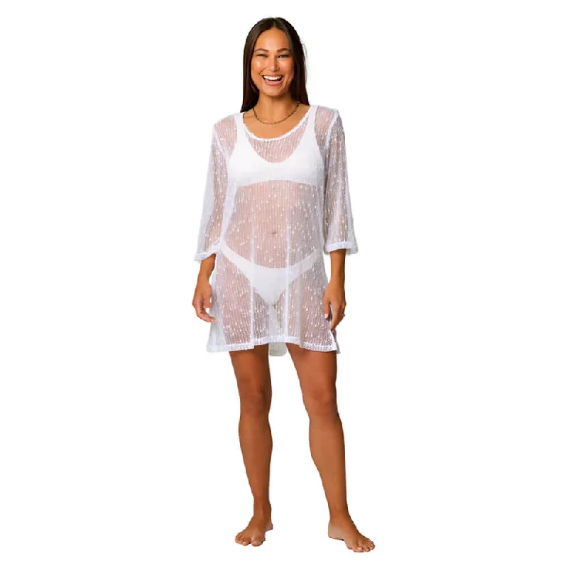 J Valdi Fiji Scoop Neck Tunic Coverup - White Street