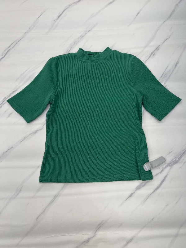 Top Short Sleeve Basic By Maeve In Green, Size: M Masculine Men's Thick