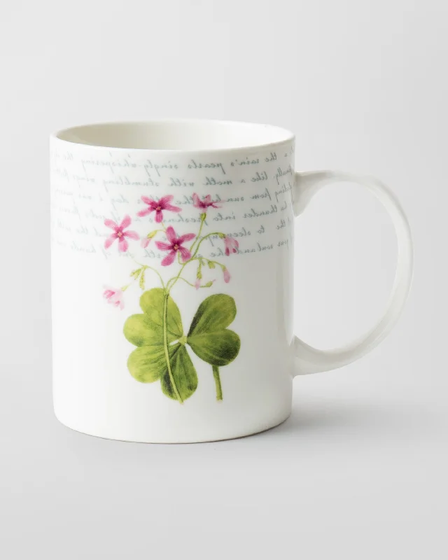 Botanical Script Mug Unique Men's Patch