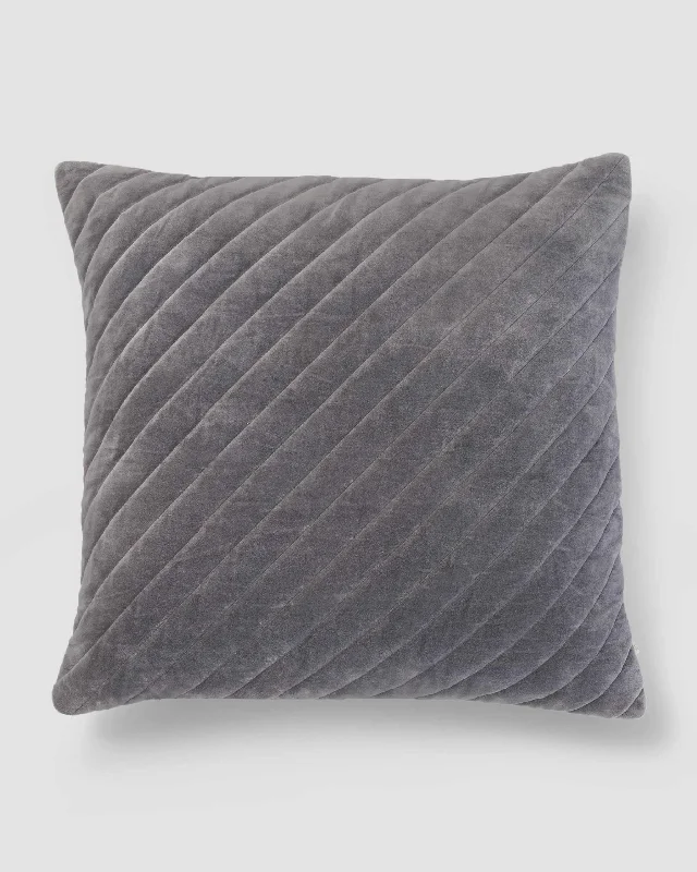 Asante Velvet Cushion Cover - Charcoal Bohemian Men's Free