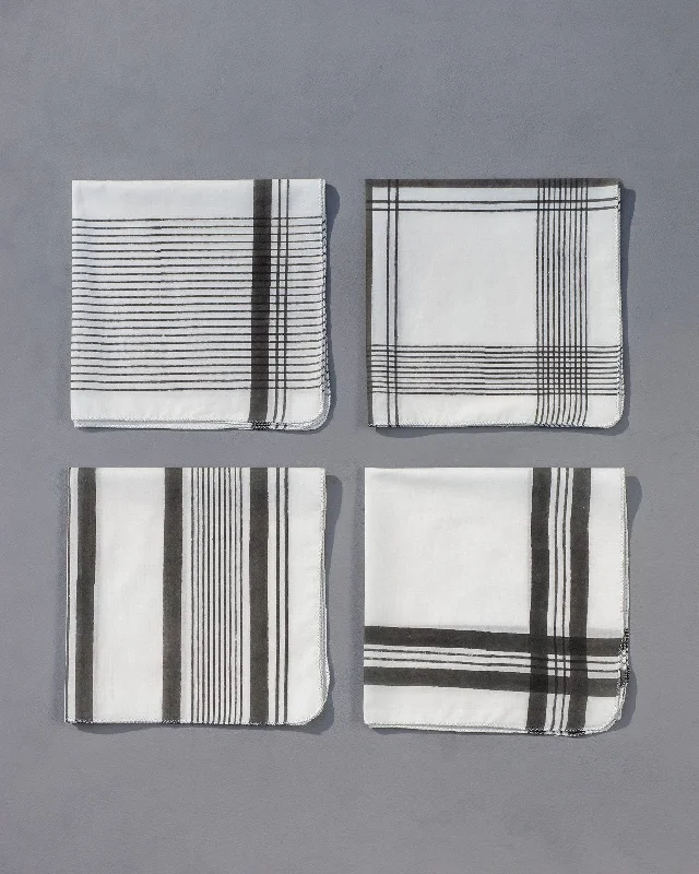 Stone Town Dinner Napkins (Set of 4) Earthy Men's Sustainable 