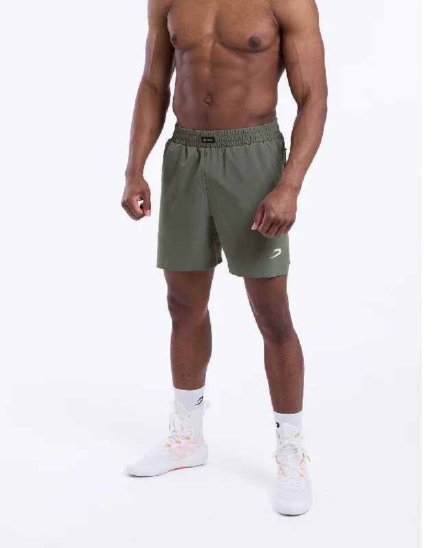 Valdes Shorts - Green Casual Men's Loose