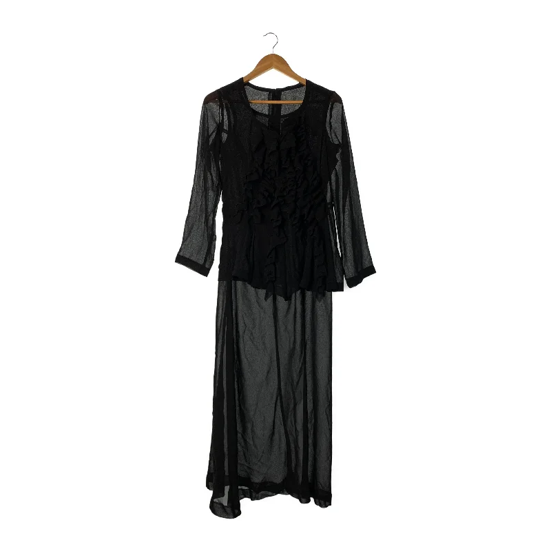 COMME des GARCONS/LS Dress/Black/Polyester/GO-040500 Adventure