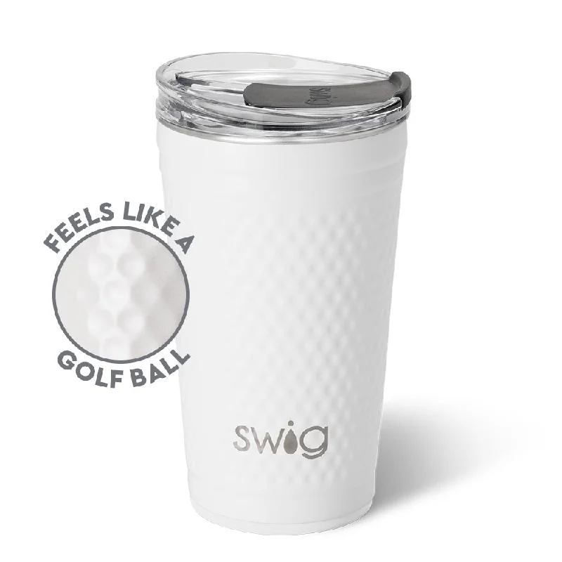 Swig Life 24oz Golf Party Cup - White Youthful Men's Anime