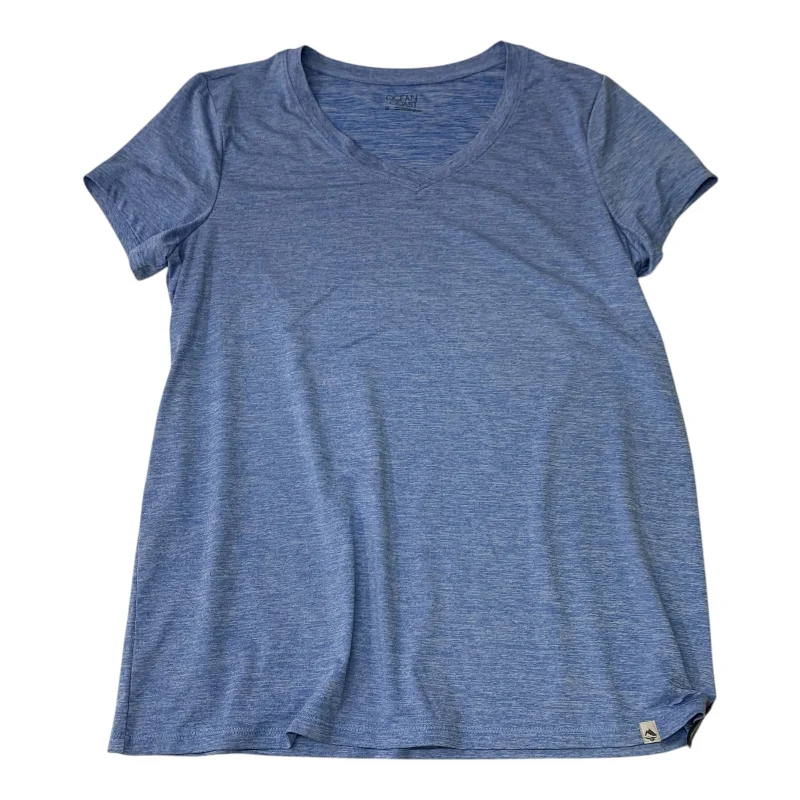 Athletic Top Short Sleeve By Ocean + Coast  In Blue, Size: S Earthy Men's Sustainable 