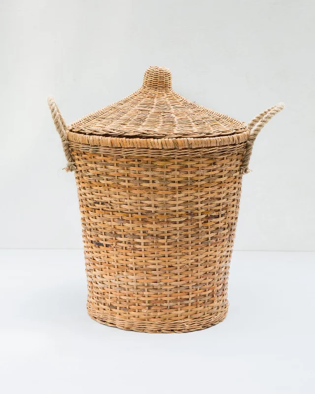 Twilight Bamboo Basket With Cover Gym