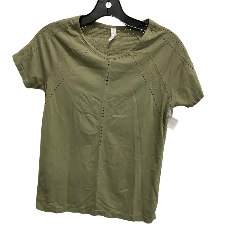 Athletic Top Short Sleeve By Athleta In Green, Size: S Modern Men's Tech