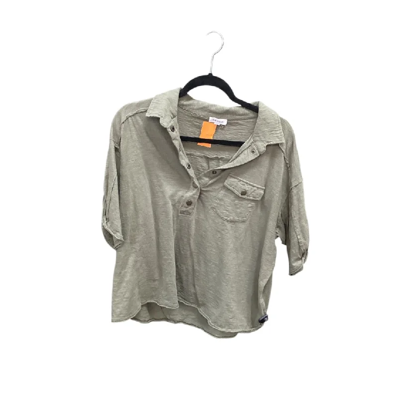 Top Short Sleeve By Mittoshop In Green, Size: M Practical Men's Multi