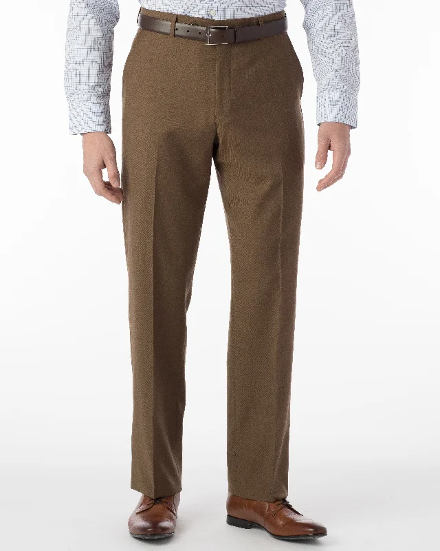 Ballin Pants - Dunhill Super 120’s 4 Harness Serge - Tabacco Bohemian Men's Free