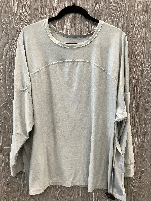 Athletic Top Long Sleeve Crewneck By Old Navy In Grey, Size: Xl Artistic Men's Hand