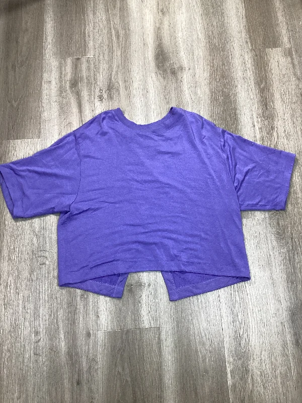 Athletic Top Short Sleeve By Athleta In Purple, Size: M Rugged Men's Outdoor 