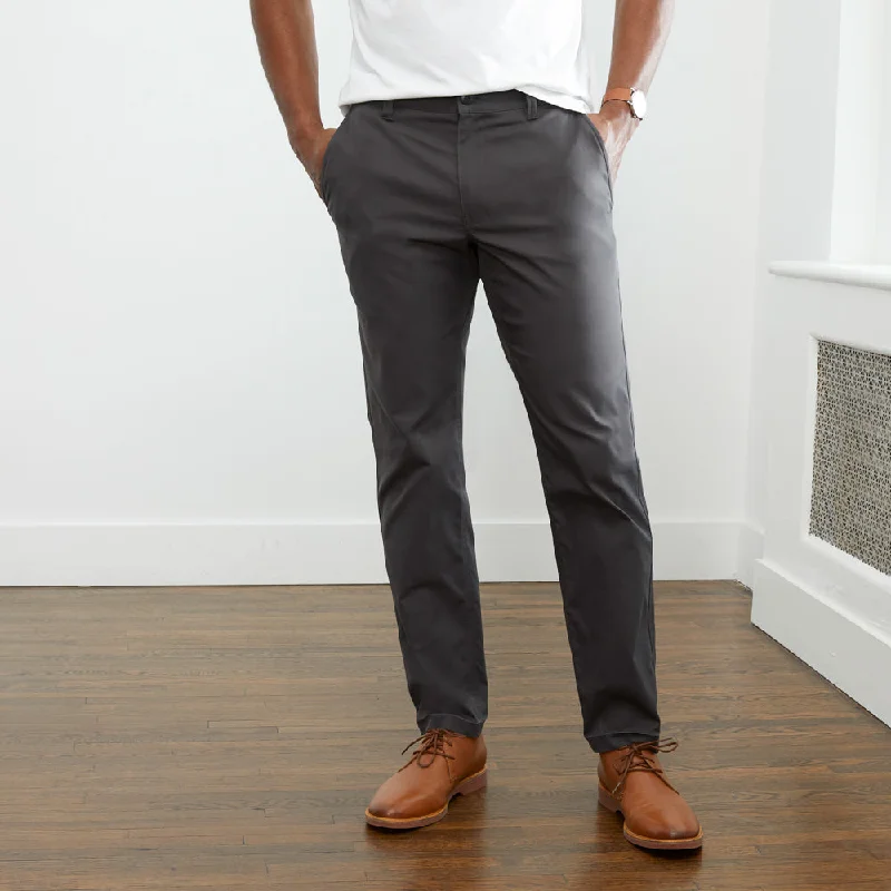 Ascender Chino Regular Fit - Voyager Grey Dapper Men's 1920S