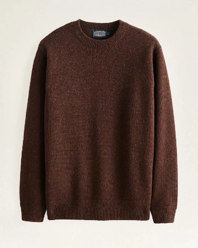 Men's Shetland Crew Sweater Casual Men's Short