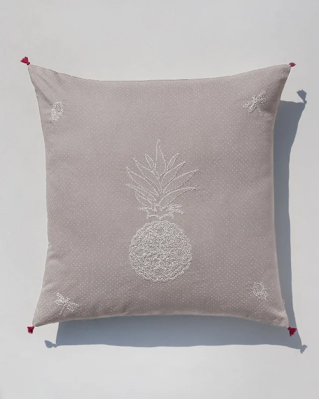 Pineapple Euro Sham Cover - Grey Practical Men's Multi