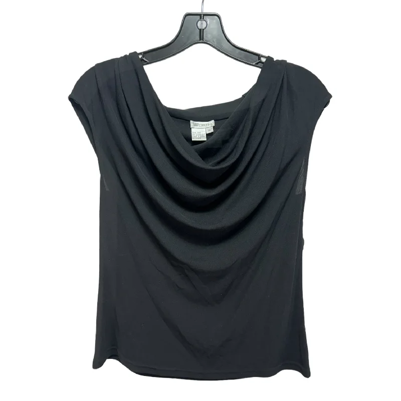 Silk Sleeveless Blouse By Worth Ny In Black, Size: 10 Bold Men's Statement