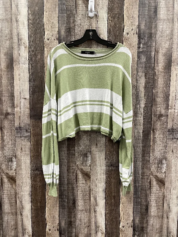 Top Long Sleeve By Cme In Green & White, Size: Xxl Cozy Men's Winter