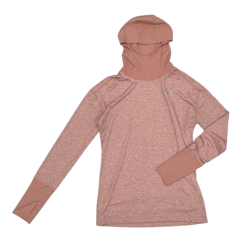 Athletic Top Ls Hoodie By Nike Apparel In Pink, Size:S Hip Men's Urban