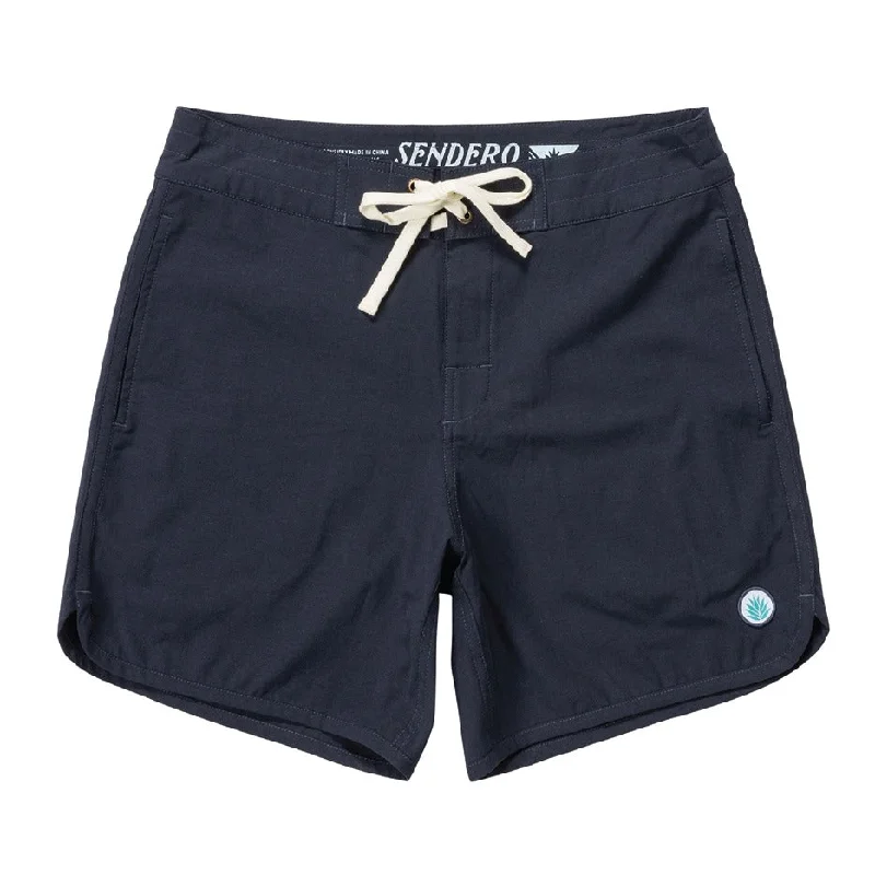 Sendero Provisions Point Bar Boardshort in Deep Navy Dynamic Men's Moto