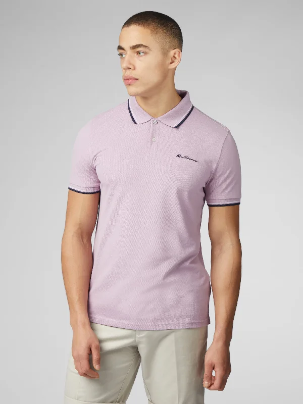 Limited Edition Signature Short Sleeve Polo - Violet Tough Men's Military