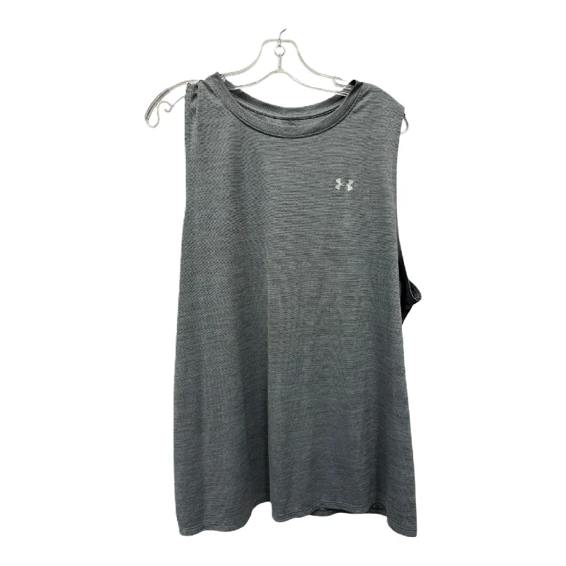 Athletic Tank Top By Under Armour In Grey, Size: 3x Refined Men's European