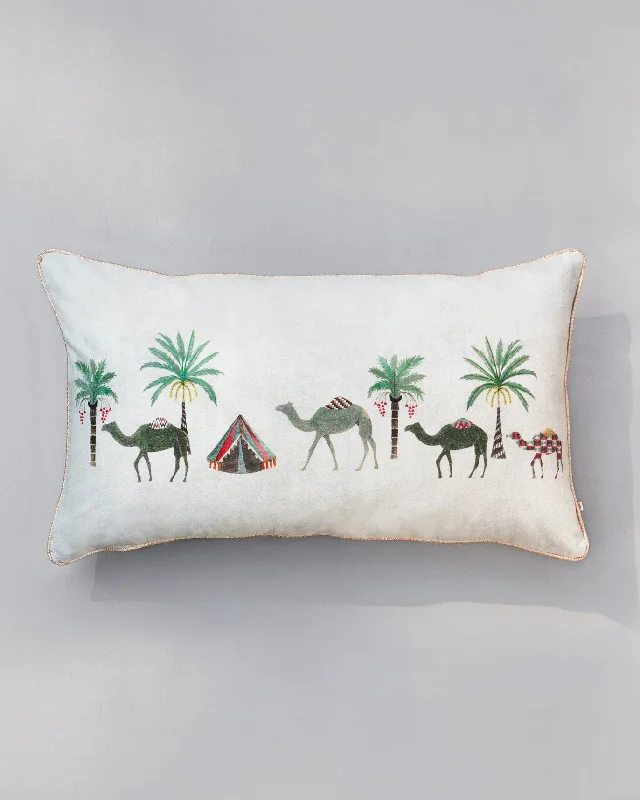 Camel Parade Lumbar Cushion Cover Elegant Men's Formal 