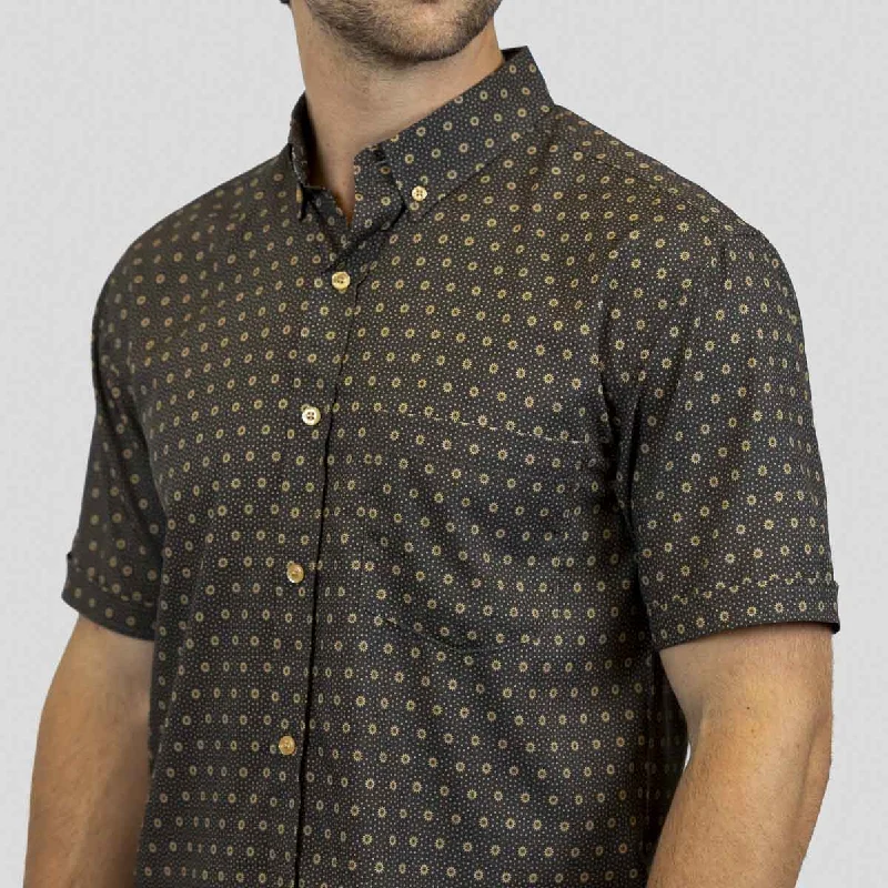 Bourbon Sunset – KUNUFLEX Short Sleeve Shirt Confident Men's High