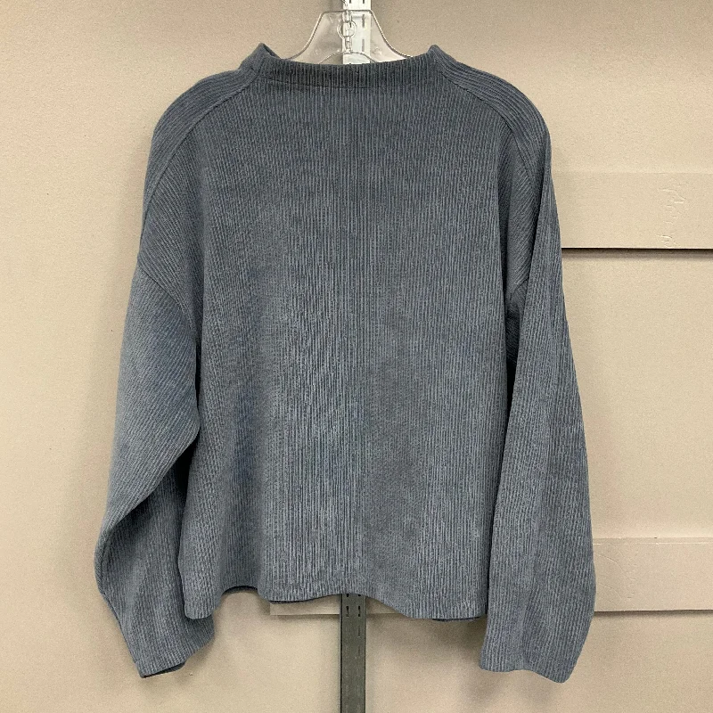 Top Long Sleeve By Madewell In Blue, Size: L Dynamic Men's Moto