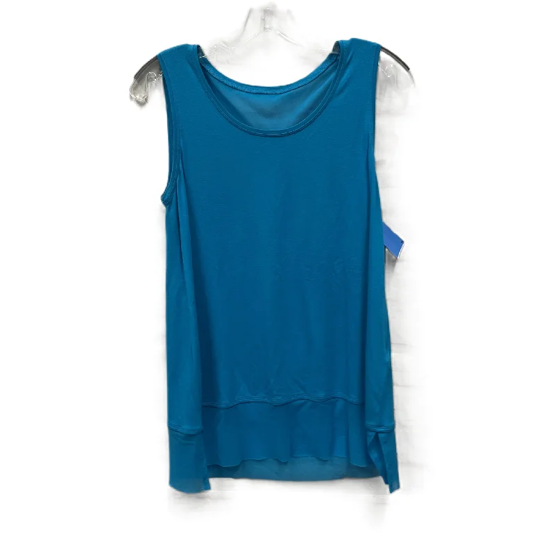 Top Sleeveless By Chicos In Blue, Size: 0 Unique Men's Patch