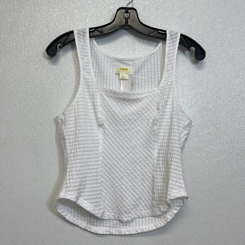 Top Sleeveless By Maeve In White, Size: S Stylish Men's Neon