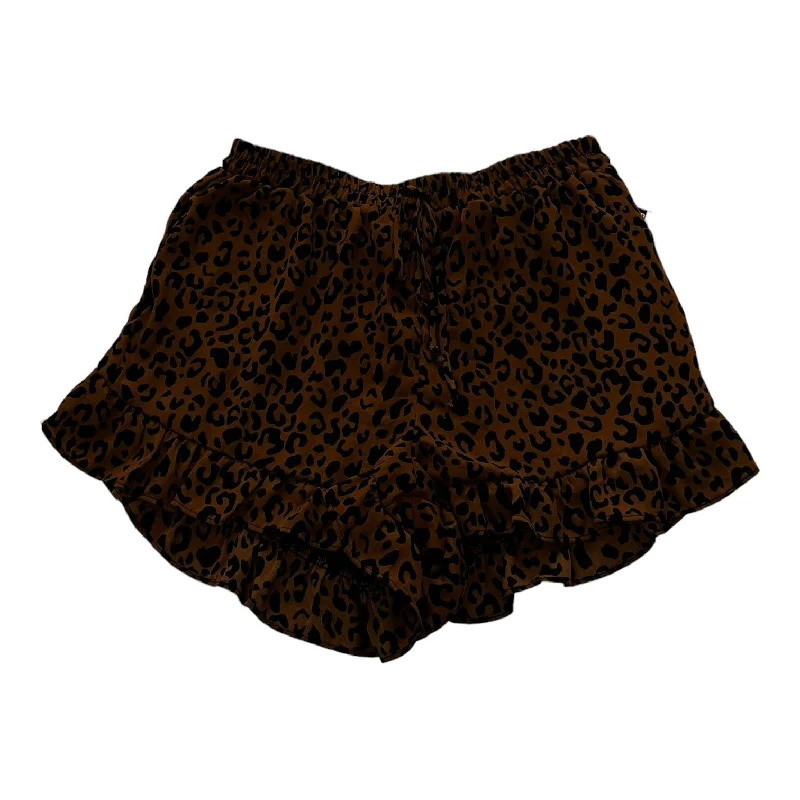 Animal Print Shorts Sienna Sky, Size M Earthy Men's Hemp