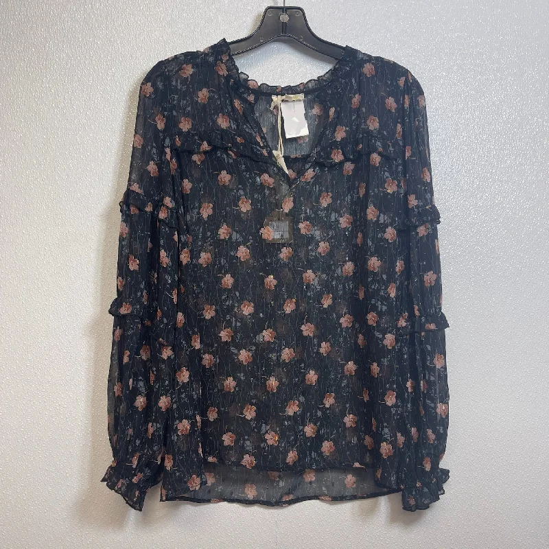 Top Long Sleeve By Clothes Mentor In Floral, Size: M Organic