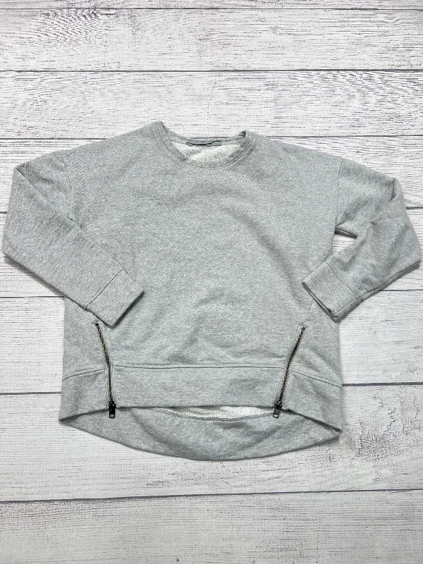 Athletic Top Long Sleeve Crewneck By Athleta In Grey, Size: Xs Masculine Men's Thick