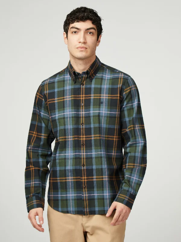 Oversized Tartan Check - Camouflage Elegant Men's Cashmere