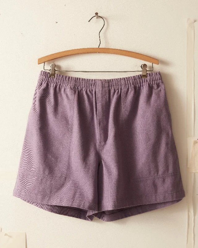 Twill Rugby Short - Lavender Tailored