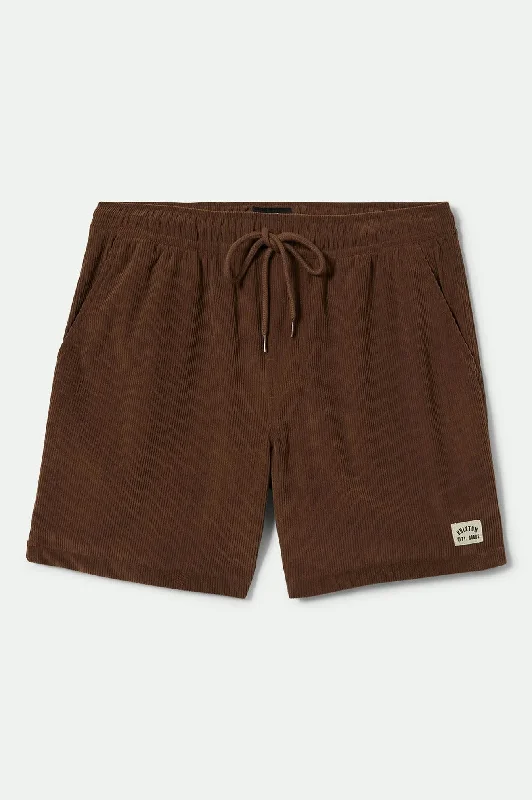 Everyday Corduroy Short - Pinecone Brown Street