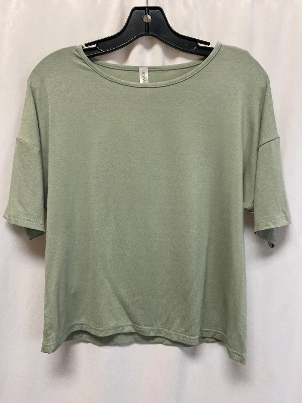 Top Short Sleeve By Clothes Mentor In Green, Size: M Business