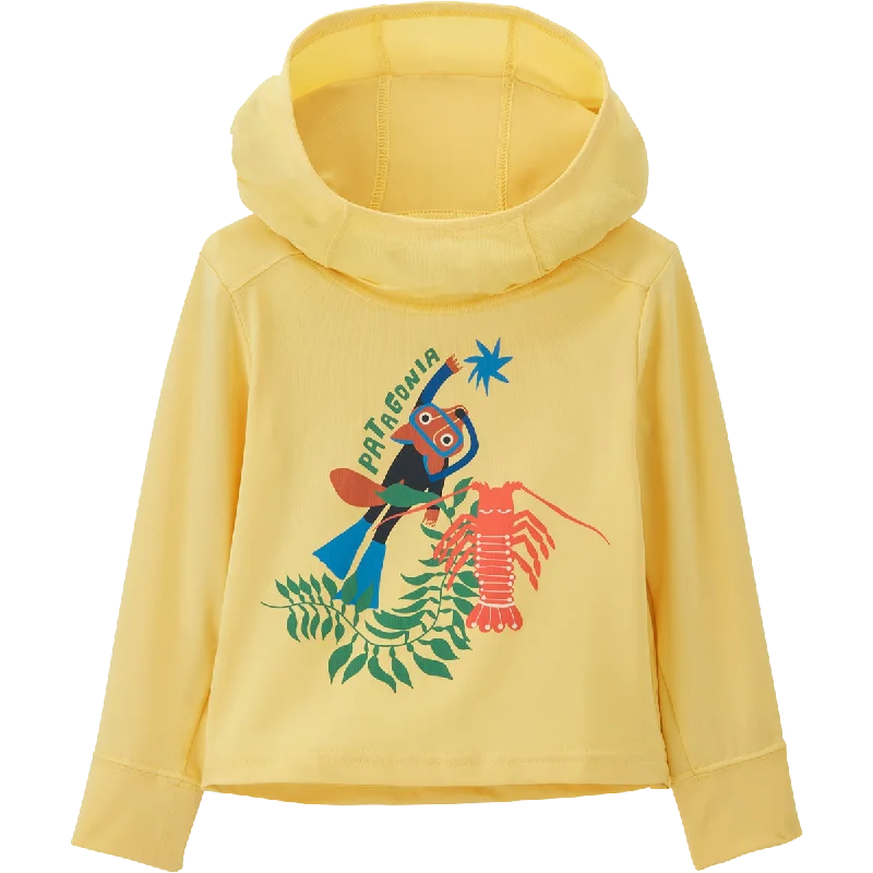 Youth Baby Capilene Silkweight Hoody Practical Men's Multi