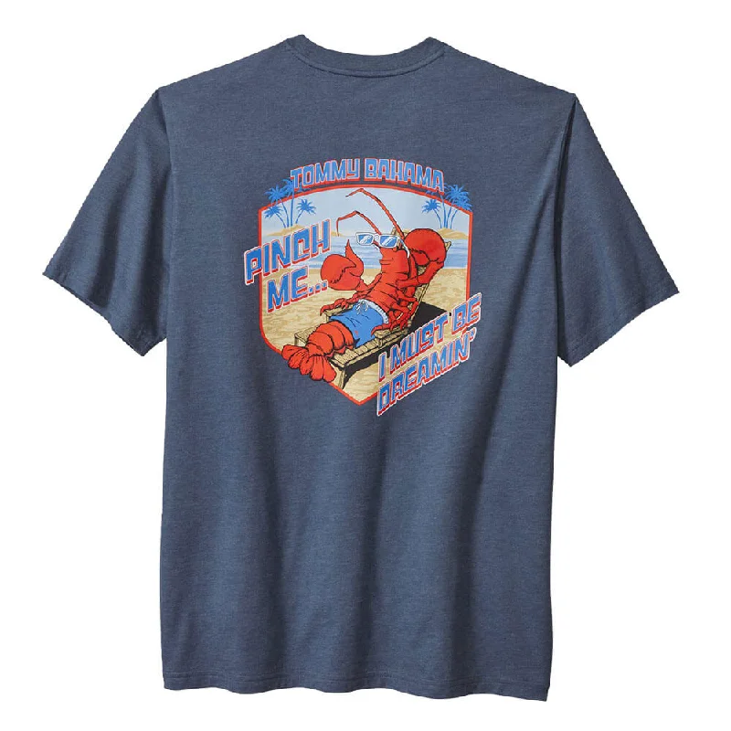 Tommy Bahama Pinch Me I Must Be Dreamin Tee T-Shirt - Navy Heather Refined Men's Classic 