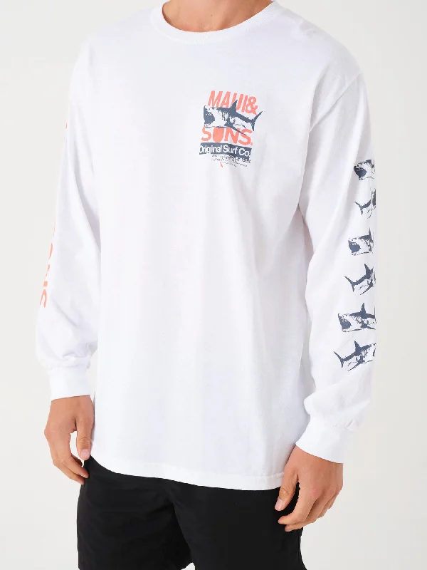 Teef Long Sleeve in White Bohemian Men's Free