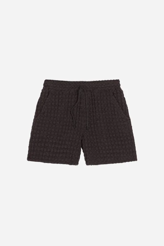 OAS Nearly Black Porto Waffle Short Dapper Men's 1920S