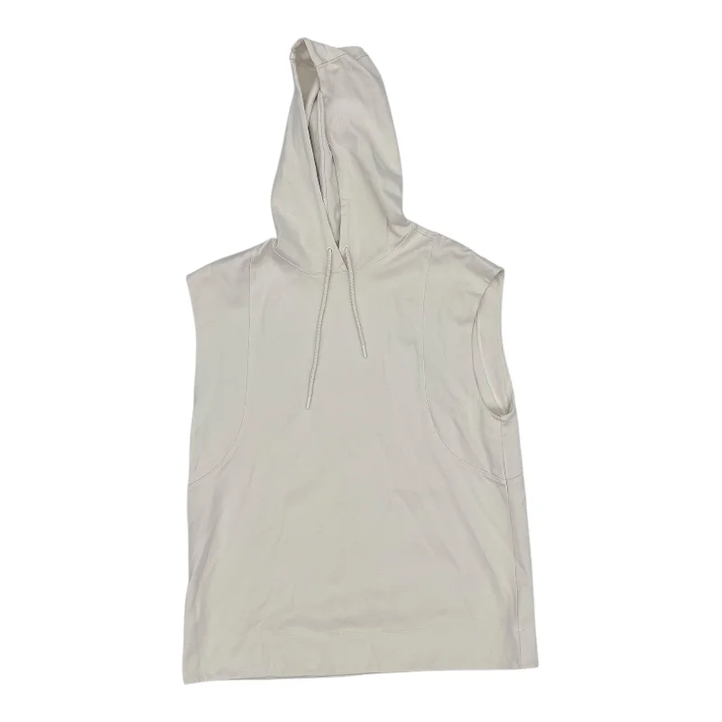 Athletic Top Ss By Athleta In Cream, Size:S Street