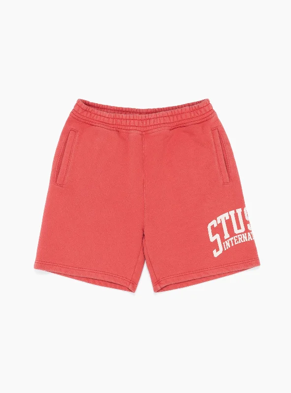 Stussy Intl Short Washed Red Luxurious Men's High