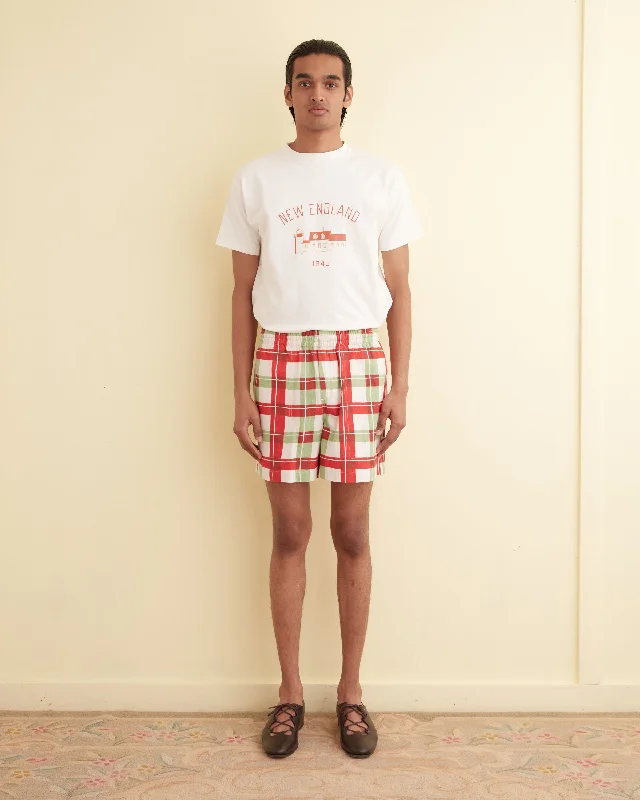 Complementary Plaid Shorts Sharp Men's Italian