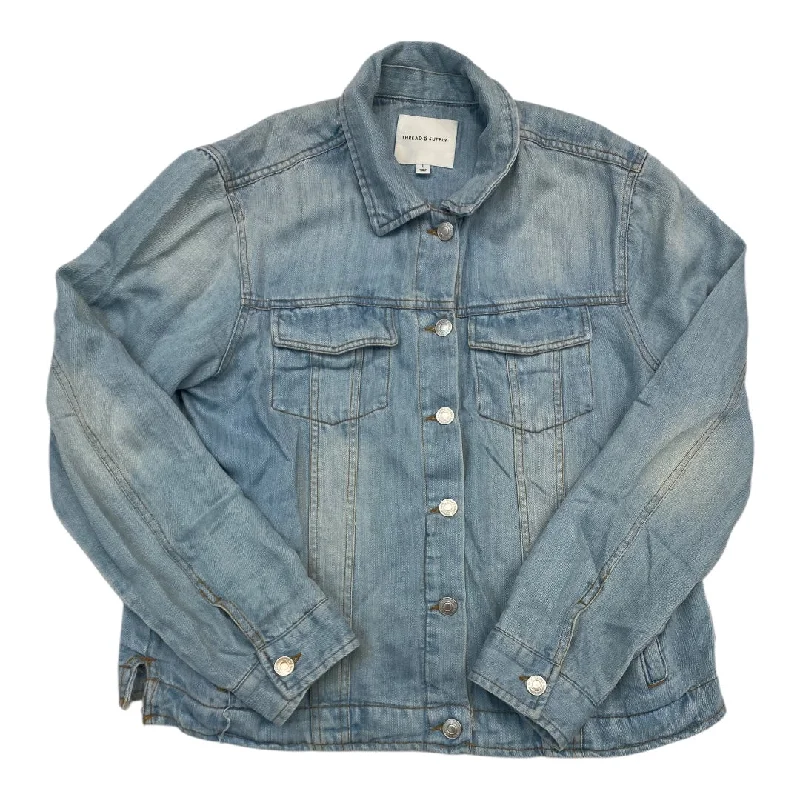 Jacket Denim By Thread And Supply In Blue, Size:L Cool Men's Skate