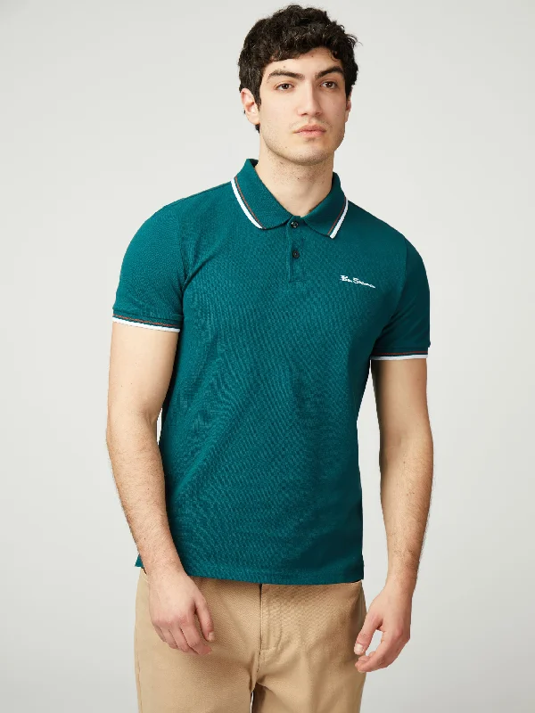 Signature Pique Polo - Jade Rugged Men's Outdoor 