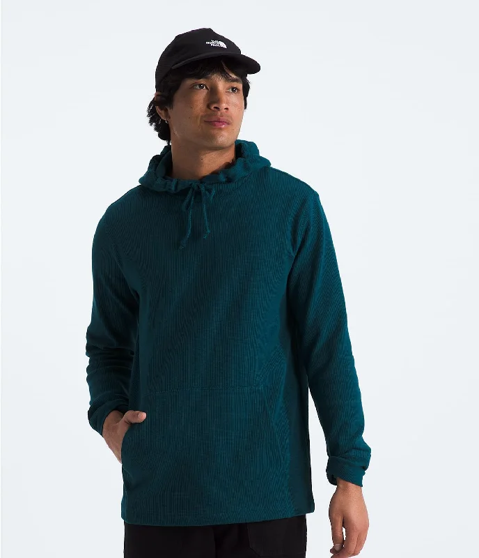 Men's Waffle Hoodie Unique Men's Patch