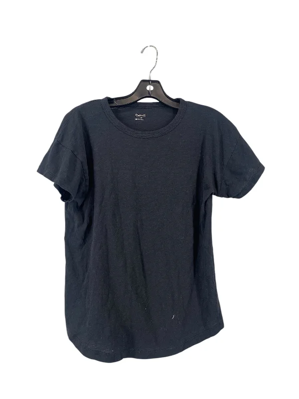 Top Short Sleeve By Madewell In Black, Size: M Cozy Men's Sherpa