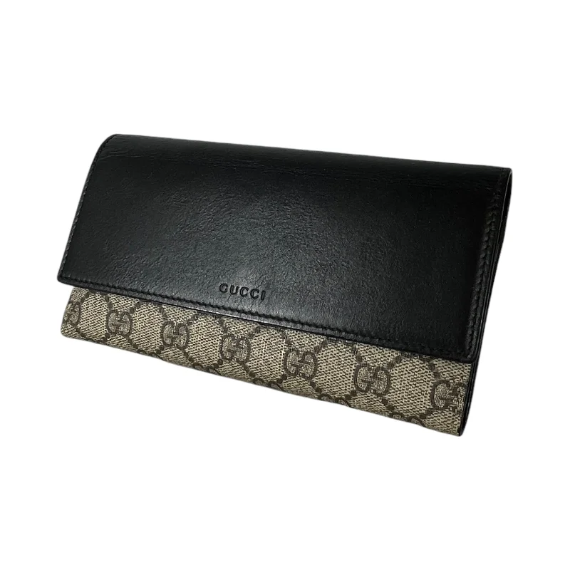 GUCCI/Long Wallet/Beige/All Over Print/546669/546669 Preppy Men's College