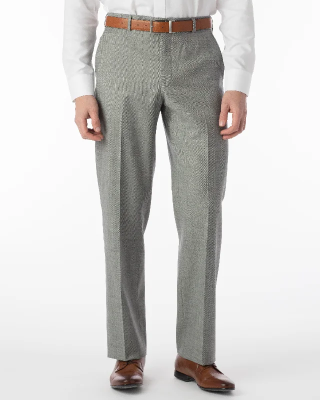 Ballin Pants - Dunhill Super 120's Sharkskin - Black/White Hip Men's Retro